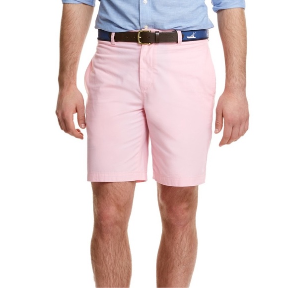 vineyard vines®by Shep & lan Pink Flat Front Shorts SUMMER CLUB SHORTS Sz 34 - Picture 1 of 8